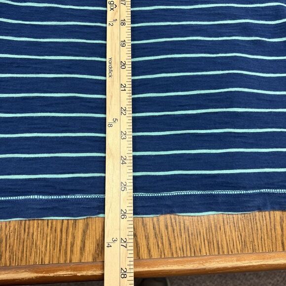 Southern Tide Sweatshirt Mens Large Blue Striped Pullover Drawstring Fishing - Picture 9 of 11